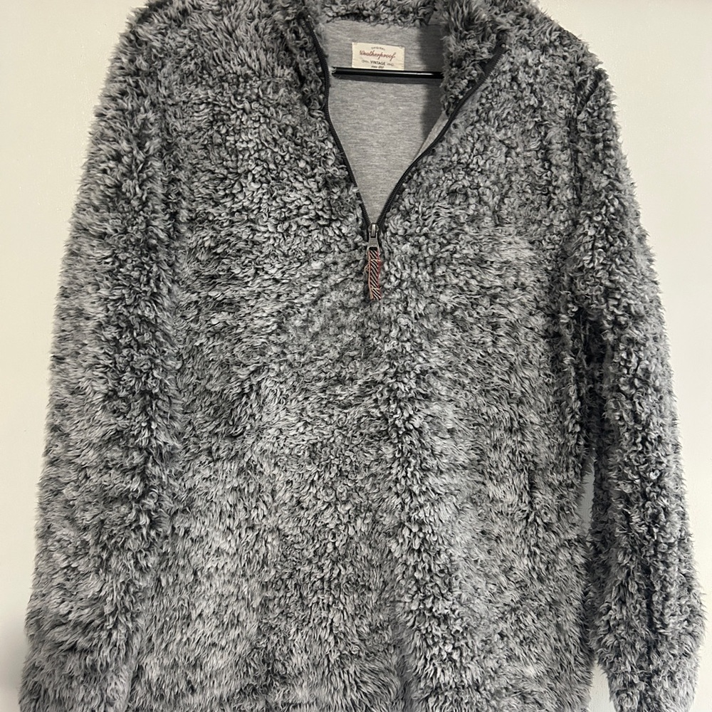 Weatherproof Vintage Gray Fleece Jacket